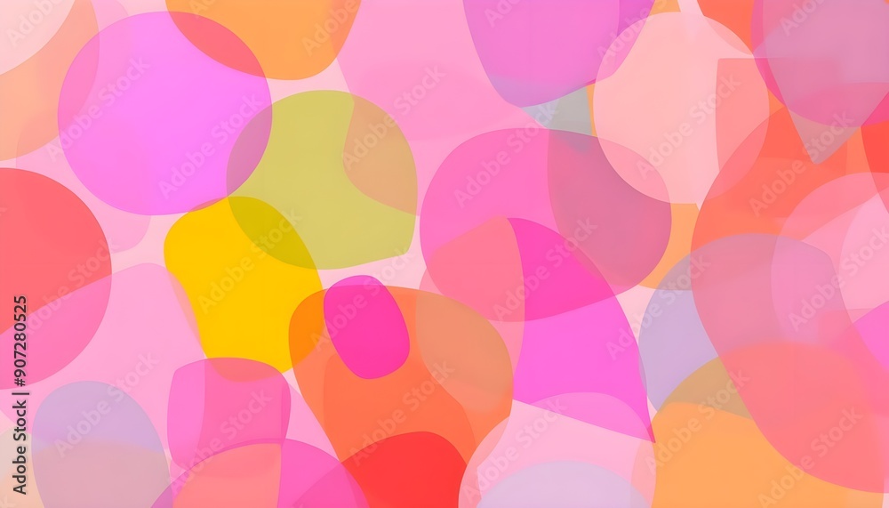 A background with overlapping, translucent shapes in a spectrum of bright, contrasting colors, creating an engaging abstract design. Multiple variations available A background with overlapping, translucent shapes in a spectrum of bright, contrasting colors, creating an engaging abstract design. Multiple variations available