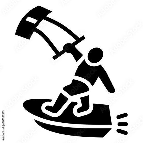 Kiteboarding Icon