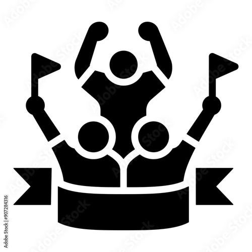 Fan Cheering Icon