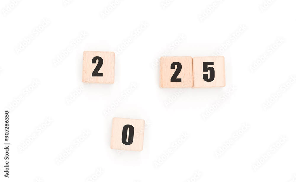 2025 wooden block chapter white background 2025 wooden block chapter white background