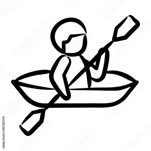 Junior Rowing Icon