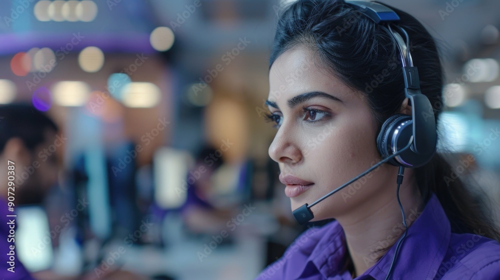 A person working on a computer with a headset, possibly for gaming or communication A person working on a computer with a headset, possibly for gaming or communication