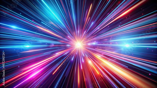Abstract motion loop with high speed light streaks  abstract  motion  loop  speed  light  streaks  dynamic  futuristic