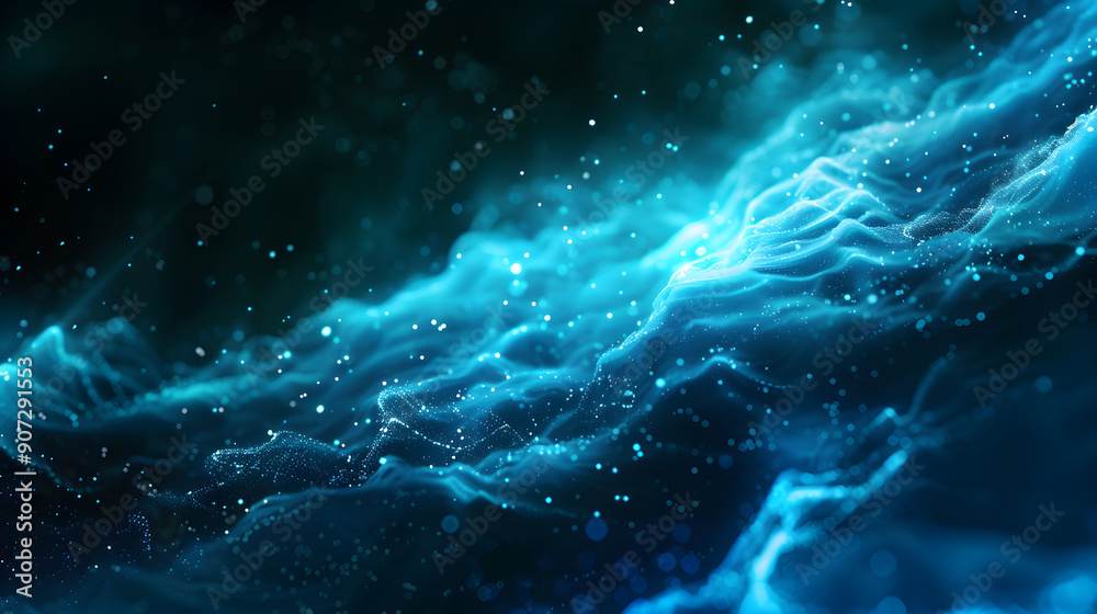Abstract neon background blue dark black background illustration Abstract neon background blue dark black background illustration