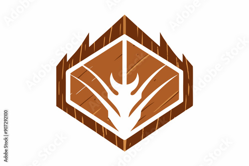 Eco-Friendly Logo Design: Utilizing Wood Grain and Natural Textures