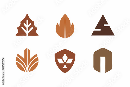 Eco-Friendly Logo Design: Utilizing Wood Grain and Natural Textures