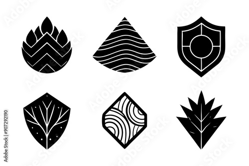 Eco-Friendly Logo Design: Utilizing Wood Grain and Natural Textures