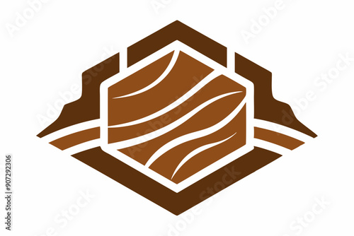 Eco-Friendly Logo Design: Utilizing Wood Grain and Natural Textures