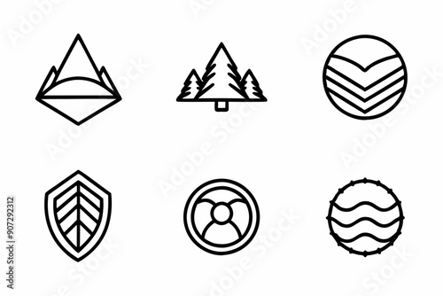 Eco-Friendly Logo Design: Utilizing Wood Grain and Natural Textures