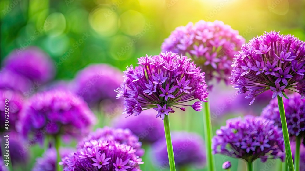 Close-up of vibrant purple flowers with a beautiful soft focus of greenery in the background , purple flowers, close-up, nature Close-up of vibrant purple flowers with a beautiful soft focus of greenery in the background , purple flowers, close-up, nature