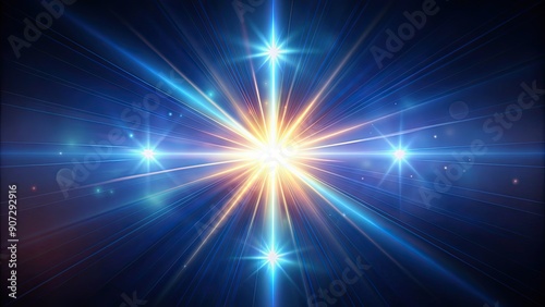 Abstract star light effect lens flare  abstract  star  light  effect  lens flare  glowing  radiance  celestial  shimmer