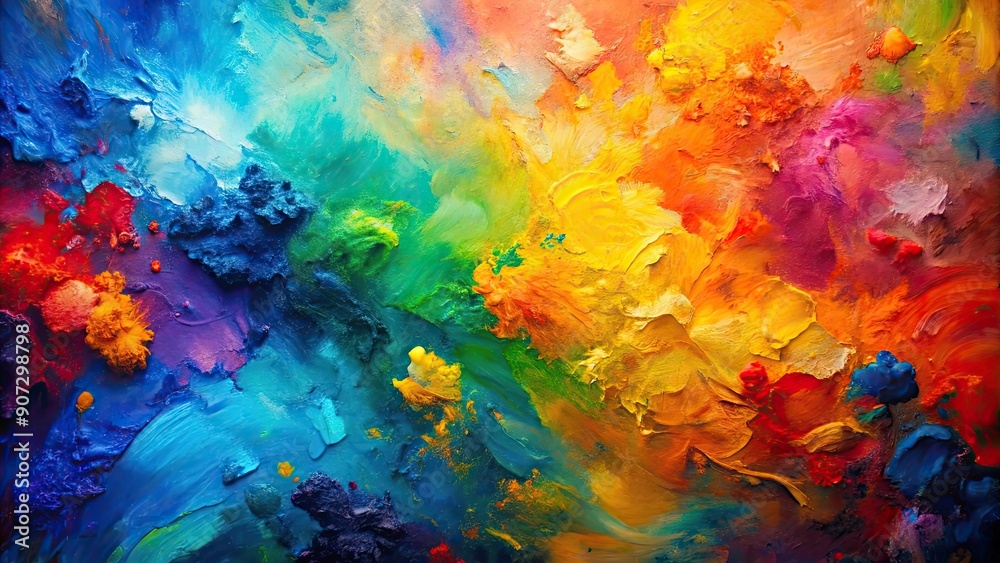 Abstract oil painting palette with vibrant colors , art, abstract, oil painting, palette, vibrant, colors Abstract oil painting palette with vibrant colors , art, abstract, oil painting, palette, vibrant, colors