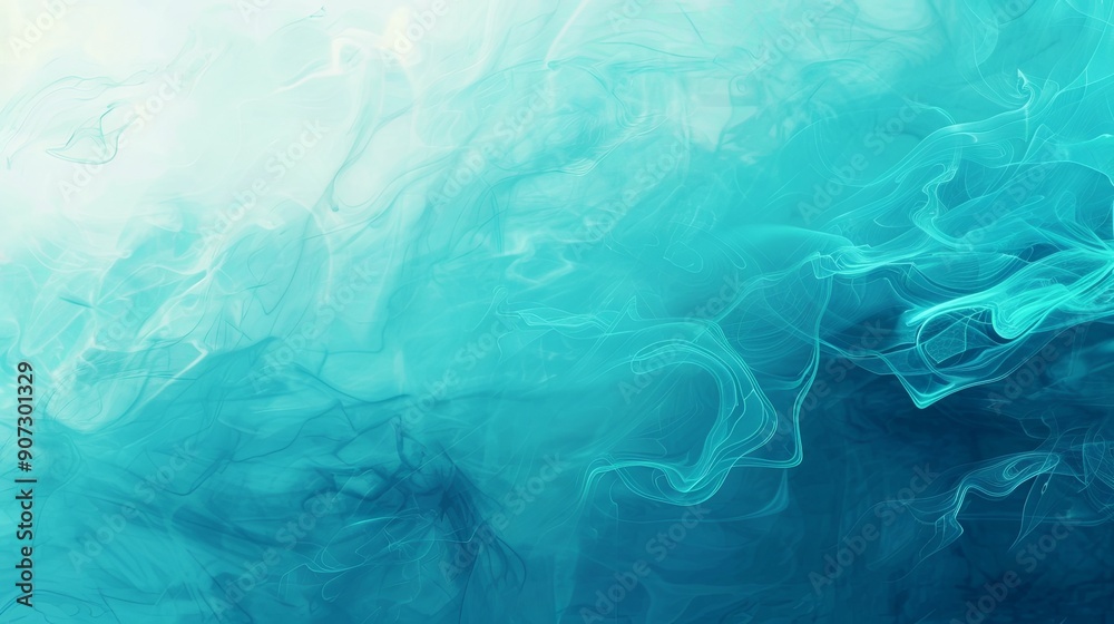 Refreshing Internet-Style Presentation Background with a Teal Gradient, Perfect for Modern Business and Creative Slides