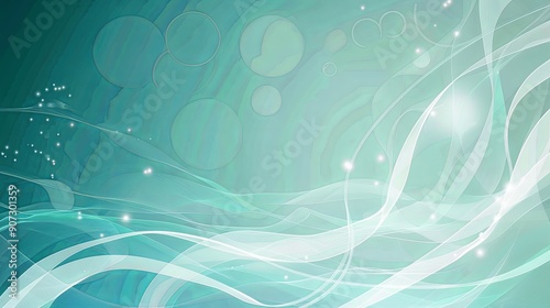 Refreshing Internet-Style Presentation Background with a Teal Gradient, Perfect for Modern Business and Creative Slides