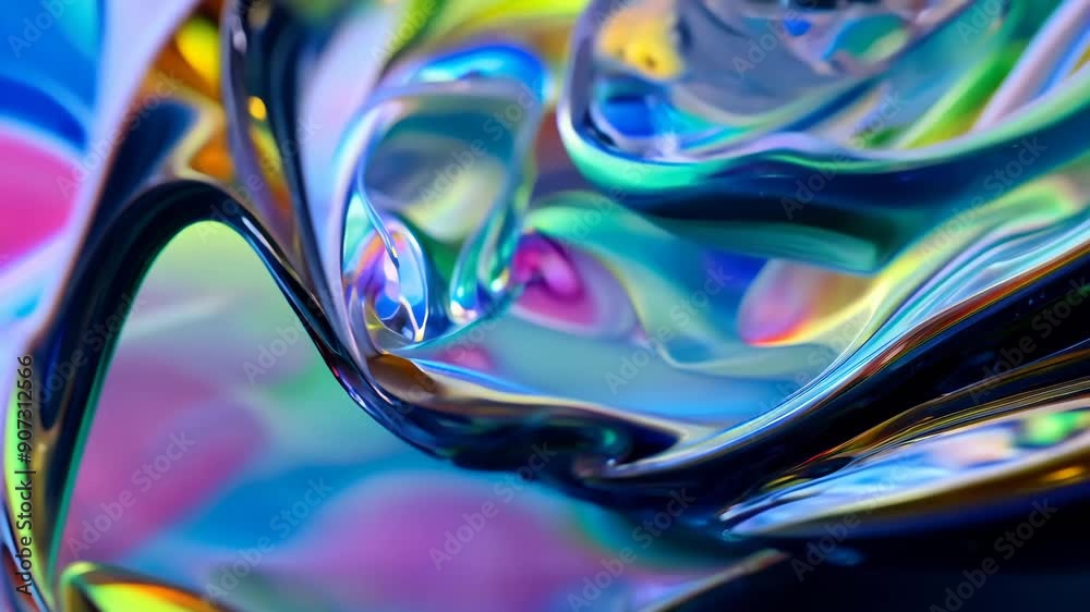 3D animation: Realistic abstract colourful liquid like oil, dye or painting continuously flowing and morphing. Iridescent, swirl, three-dimensional, paint, flow, effect, movement, mix, wave, shiny 3D animation: Realistic abstract colourful liquid like oil, dye or painting continuously flowing and morphing. Iridescent, swirl, three-dimensional, paint, flow, effect, movement, mix, wave, shiny
