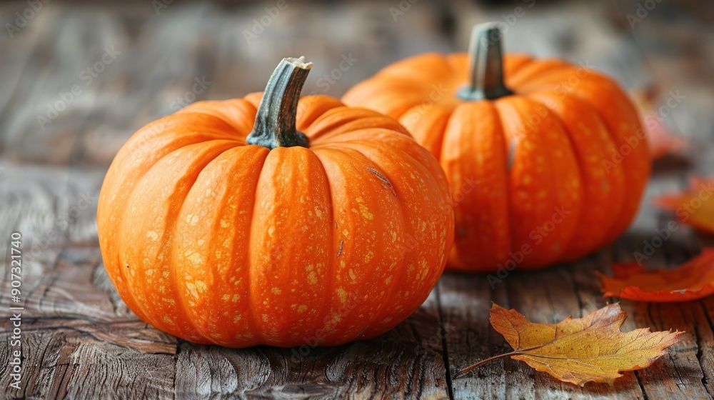 Autumnal Pumpkin Icon on White Background. Autumnal Pumpkin Icon on White Background.