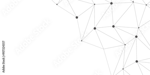Composition based on Plexus. Use different methods of overlaying (mixing).Abstract technology background with connection lines and dots. Network connection structure's-fi network shape.