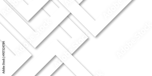 Abstract background with lines White background with diamond and triangle shapes layered in modern abstract pattern design Space design concept Suit for business, corporate, institution presentation.	
