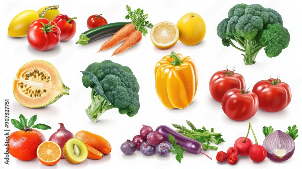 A vibrant assortment of fresh vegetables showcasing their natural colors and textures, perfect for healthy recipes and cooking inspiration.