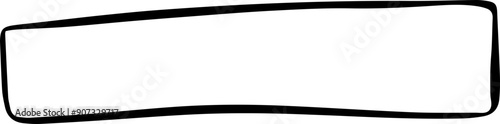 rectangle doodle outline shape