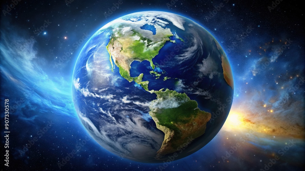 Planet Earth as seen from outer space , earth, space, planet, globe, world, universe, astronomy, galaxy, celestial Planet Earth as seen from outer space , earth, space, planet, globe, world, universe, astronomy, galaxy, celestial