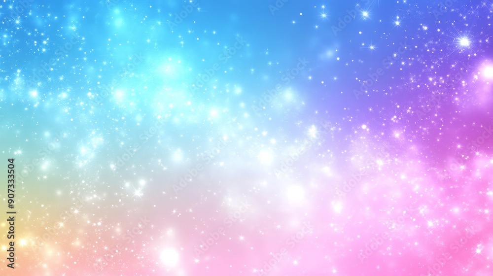 Stunning gradient of colors with sparkles in background. Stunning gradient of colors with sparkles in background.