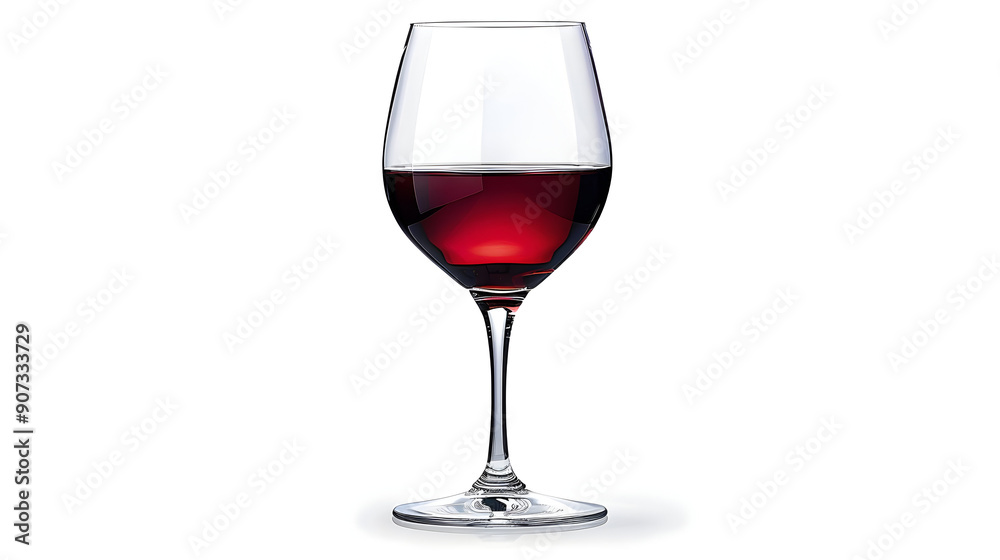 Red Wine in Glass Red Wine in Glass