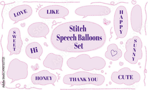 The seam-like balloon material which is pretty by fashion. Pink.