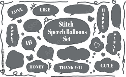 The seam-like balloon material which is pretty by fashion. Black,