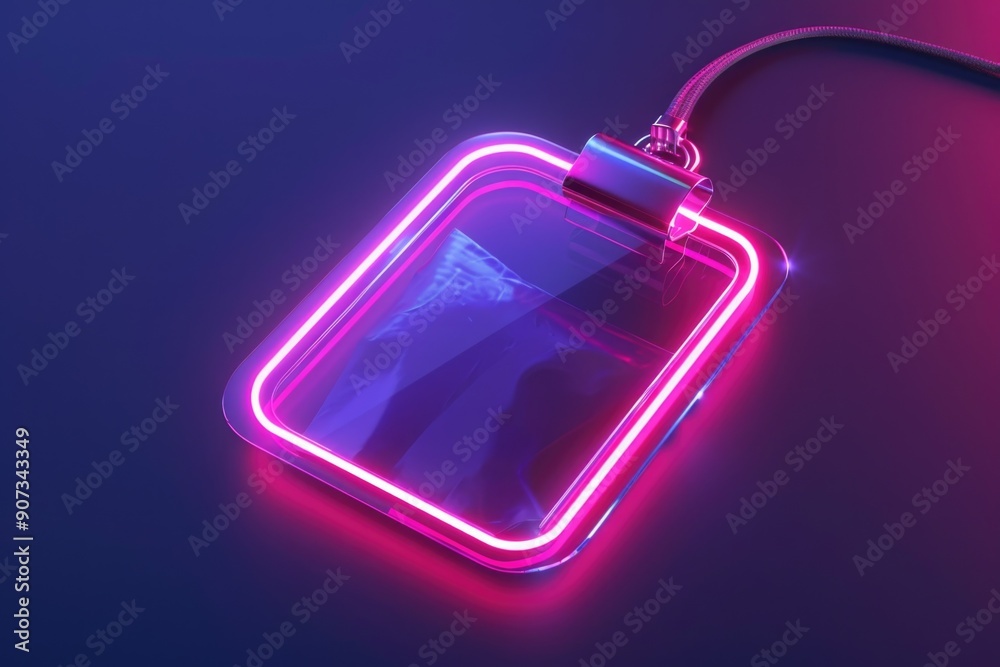 A pink neon sign hanging from the side of a wall, perfect for bars, restaurants, and nightclubs A pink neon sign hanging from the side of a wall, perfect for bars, restaurants, and nightclubs