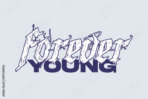 Typography aesthetic graphic design. streetwear tshirt design