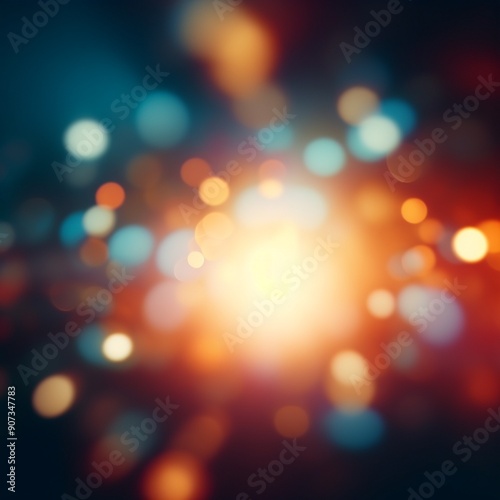 abstract background with bokeh
