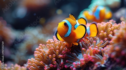 Clownfish in a Coral Reef