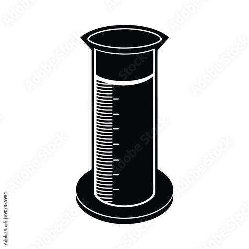 graduated cylinder silhouette

