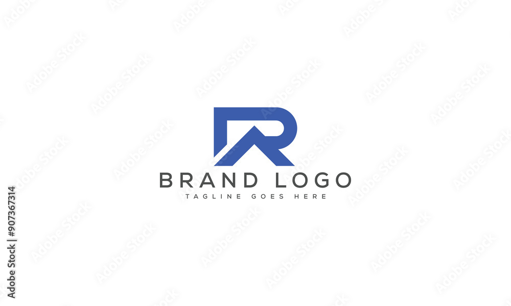 letter R logo design vector template design for brand. letter R logo design vector template design for brand.