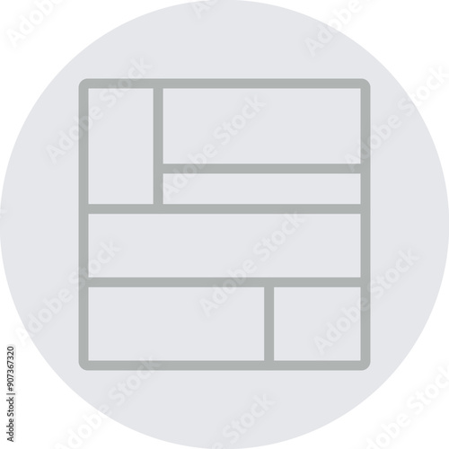 layout Vector Line Grey Circle Grey