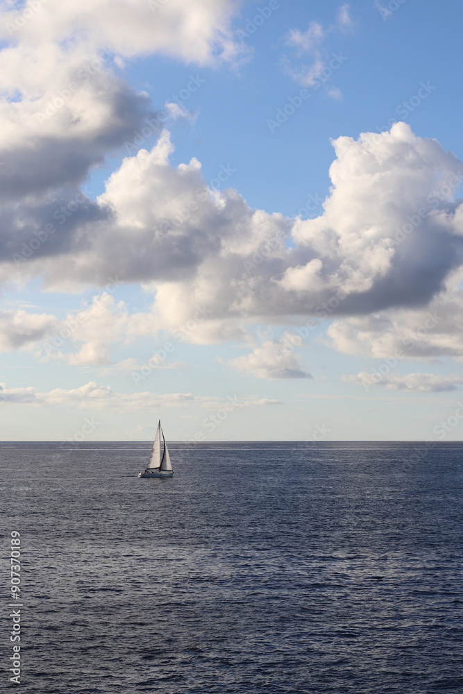 sailboat on the sea sailboat on the sea