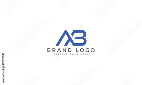 letter AB logo design vector template design for brand.