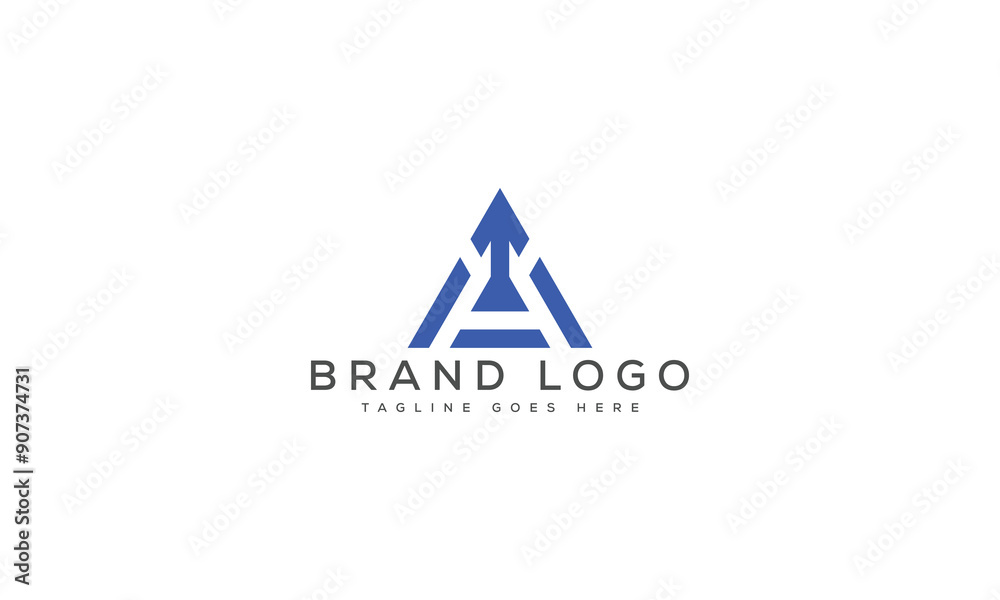 letter A logo design vector template design for brand. letter A logo design vector template design for brand.