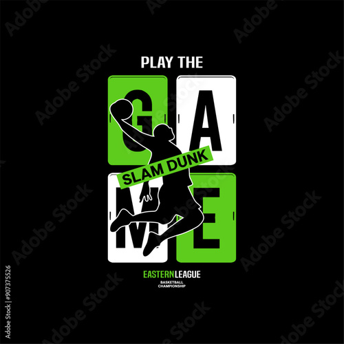 game of basketball championship. t shirt design.
