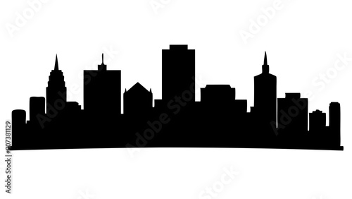 Best Generic Skyline Silhouette Illustrations for Urban-Themed Designs