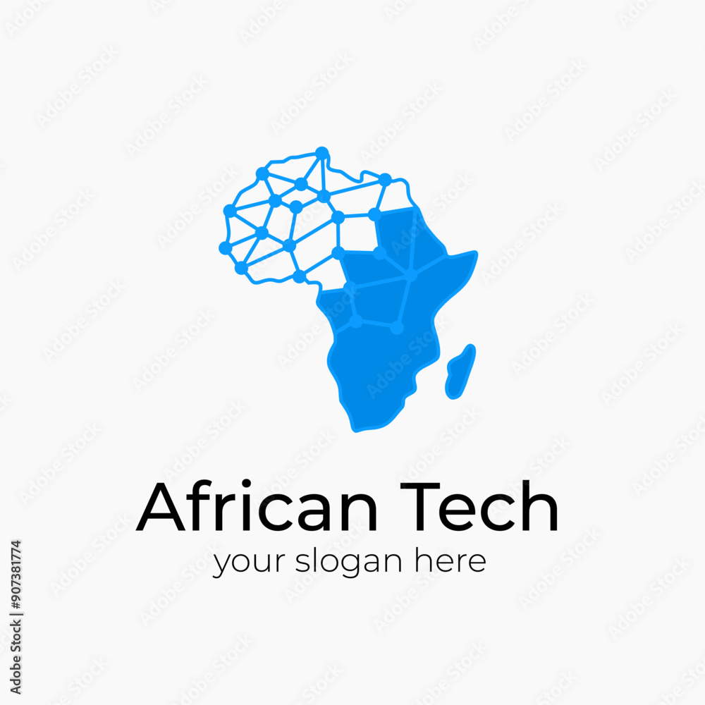 AFRICAN TECHNOLOGY LOGO DESIGN TEMPLATE AFRICAN TECHNOLOGY LOGO DESIGN TEMPLATE
