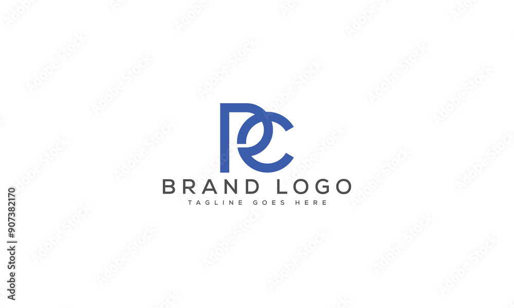 letter RC logo design vector template design for brand. letter RC logo design vector template design for brand.