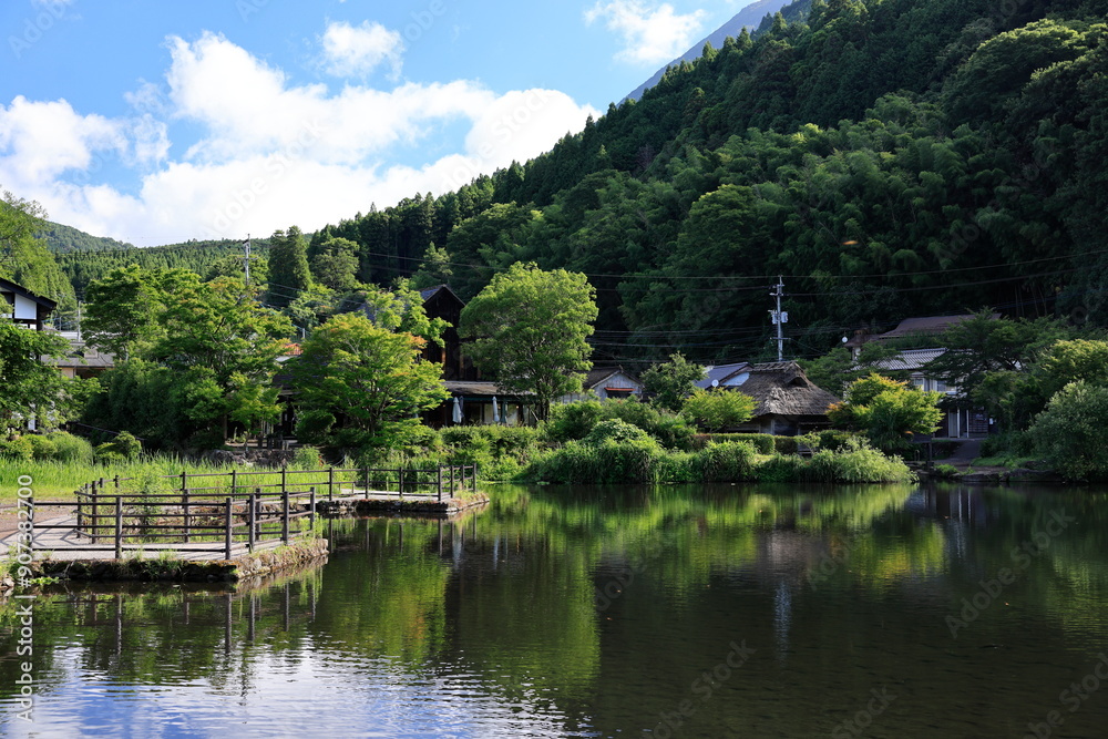 由布院 朝の金鱗湖 由布院 朝の金鱗湖