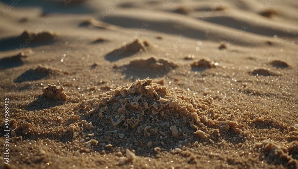 Image of sand on the beach, AI generated 2 Image of sand on the beach, AI generated 2
