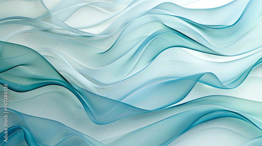 Elegant Gradient Frosted Glass Sculpture, Flowing Transparent Design with Cyan and Powder Blue Tones, Artistic Glassware for Modern Decor and Aesthetic Appeal Elegant Gradient Frosted Glass Sculpture, Flowing Transparent Design with Cyan and Powder Blue Tones, Artistic Glassware for Modern Decor and Aesthetic Appeal