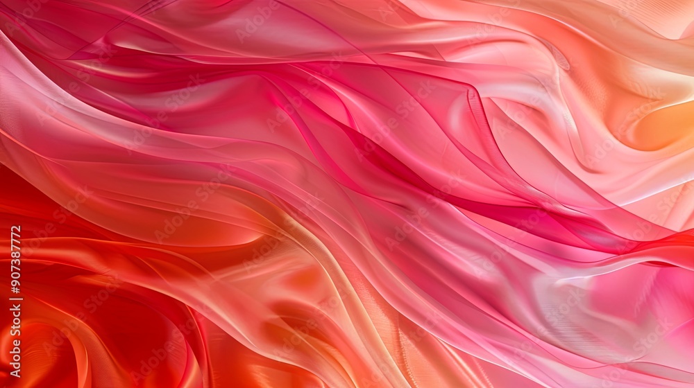Elegant Gradient Frosted Glass Vase with Flowing Crimson and Coral Tones, Exuding a Sophisticated and Artistic Ambiance Elegant Gradient Frosted Glass Vase with Flowing Crimson and Coral Tones, Exuding a Sophisticated and Artistic Ambiance