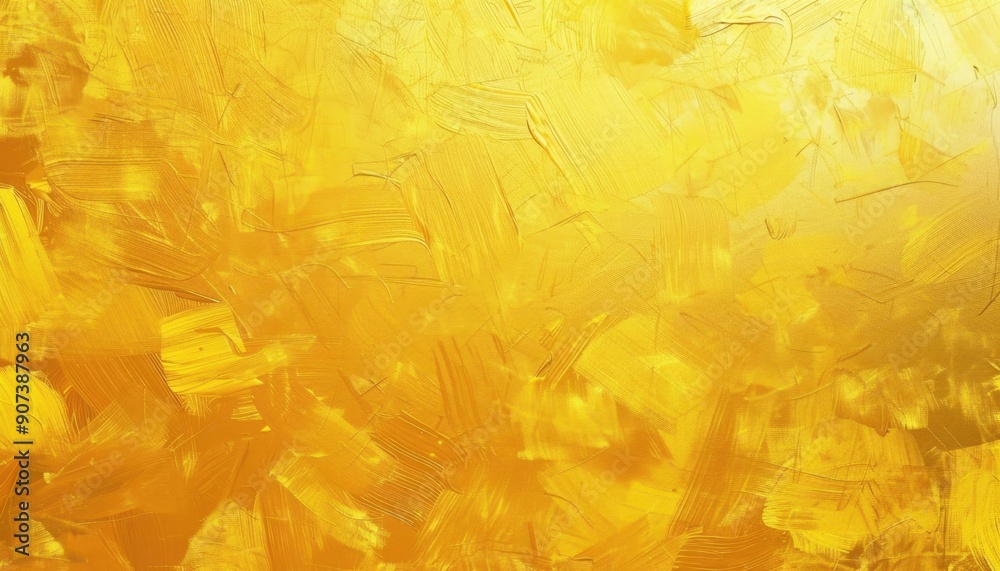 Abstract Golden Paint Texture With Brushstrokes Abstract Golden Paint Texture With Brushstrokes