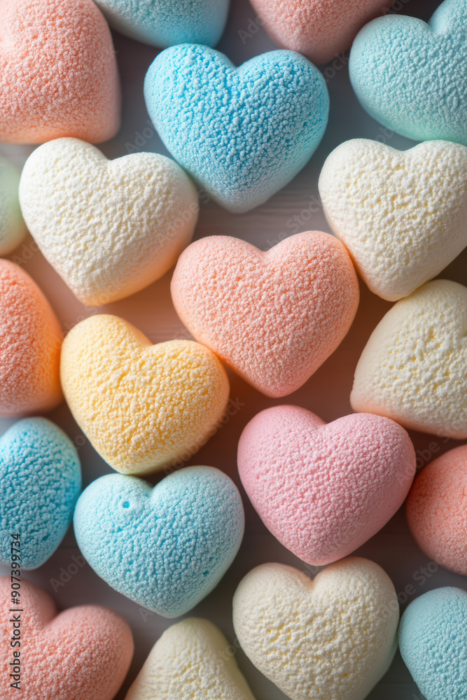 Soft Pastel Marshmallows Pattern Soft Pastel Marshmallows Pattern