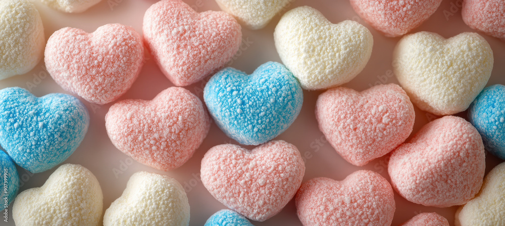 Pastel Marshmallow Candy Texture Pastel Marshmallow Candy Texture